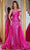 Portia and Scarlett PS23171 - Sweetheart Evening Gown With Overskirt Prom Dresses 0 / Hot-Pink