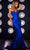 Portia and Scarlett PS23454 - Metallic Corset Evening Gown Special Occasion Dress 0 / Cobalt