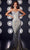 Portia and Scarlett PS23454 - Metallic Corset Evening Gown Special Occasion Dress 0 / Silver AB