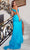 Portia and Scarlett PS23467 - Beaded One Shoulder Prom Gown Prom Dresses 2 / Blue