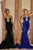 Portia and Scarlett PS23683 - Plunging Sequin Prom Gown Evening Dresses 00 / Cobalt