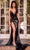 Portia and Scarlett PS23824 - Sequin Mermaid Prom Dress Special Occasion Dress 00 / Black