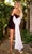 Portia and Scarlett PS24009 - Bow Back Homecoming Dress Special Occasion Dress 00 / Black White