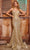 Portia and Scarlett PS24038 - Sequin Sweetheart Prom Dress Special Occasion Dress 00 / Gold