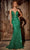 Portia and Scarlett PS24041 - Sequin Plunge Prom Dress Special Occasion Dress 00 / Green