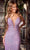 Portia and Scarlett PS24041 - Strap-Ornate Waist Prom Dress Special Occasion Dress 00 / Lilac-Ab