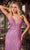 Portia and Scarlett PS24041 - Strap-Ornate Waist Prom Dress Special Occasion Dress 00 / Pink