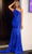 Portia and Scarlett PS24051X - Asymmetrical Trumpet Prom Dress Special Occasion Dress 00 / Cobalt