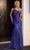 Portia and Scarlett PS24051X - Sleeveless One Shoulder Prom Dress Special Occasion Dress 00 / Navy