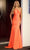 Portia and Scarlett PS24051X - Sleeveless One Shoulder Prom Dress Special Occasion Dress 00 / Orange