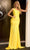 Portia and Scarlett PS24051X - Sleeveless One Shoulder Prom Dress Special Occasion Dress 00 / Yellow