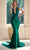 Portia and Scarlett PS24053X - V-Neck Tie Back Prom Dress Prom Dresses 6 / Red