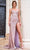 Portia and Scarlett PS24057 - Lace Up Sequin Prom Dress Special Occasion Dress
