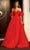 Portia and Scarlett PS24066 - Sweetheart Ballgown with Slit Special Occasion Dress 00 / Red