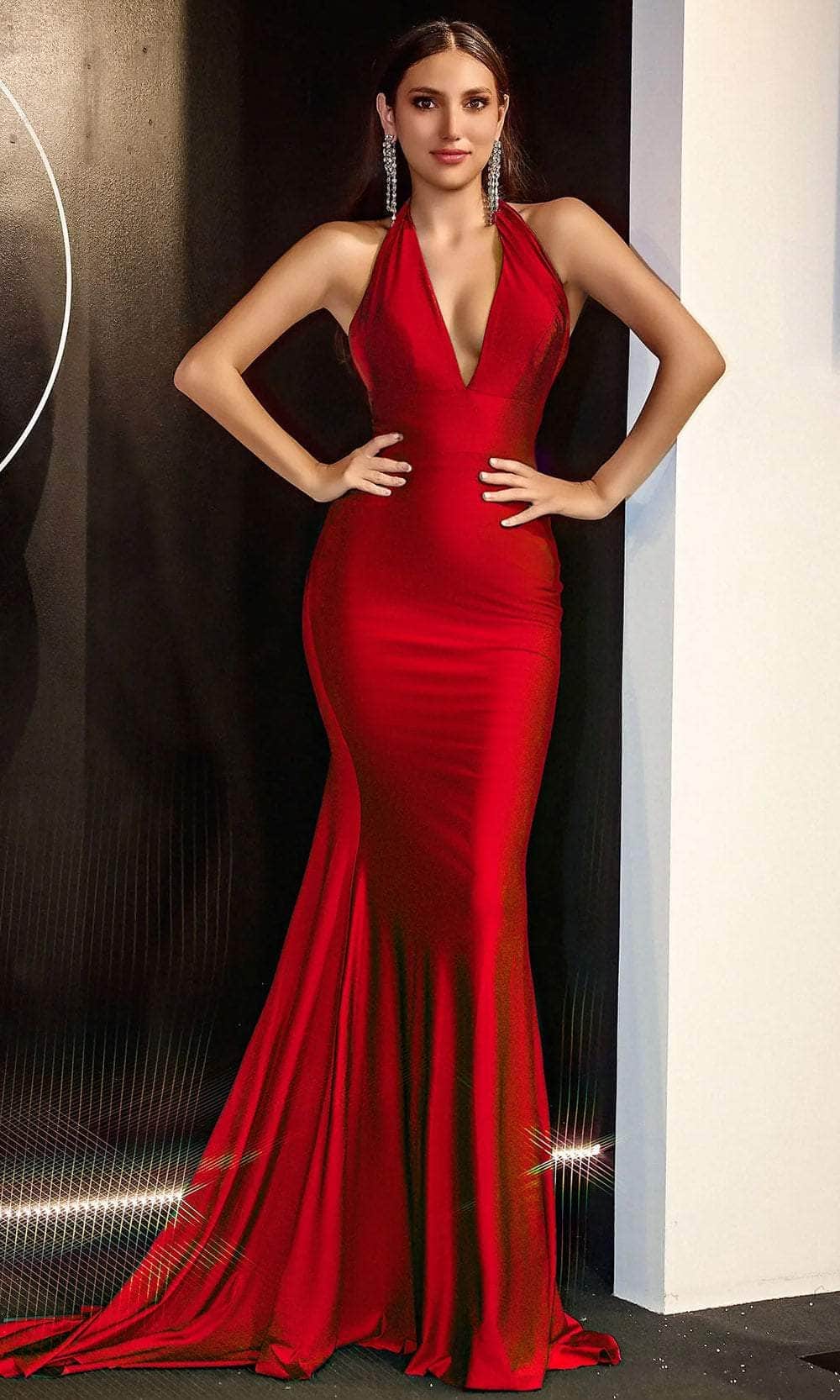 Portia and Scarlett: Shimmering Beaded Trumpet Dress for Enchanting Occasions