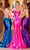 Portia and Scarlett PS24090 - Spaghetti Strap Trumpet Prom Dress Special Occasion Dress 00 / Blue
