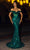 Portia and Scarlett PS24112 - Corset Bodice Beaded Evening Gown Special Occasion Dress 00 / Emerald