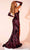 Portia and Scarlett PS24148 - Sequin Pattern Prom Gown Special Occasion Dress