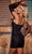 Portia and Scarlett PS24215 - Beaded Sheath Cocktail Dress Special Occasion DressPortia and Scarlett PS24215 - Beaded Sheath Cocktail Dress In Black