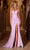 Portia and Scarlett PS24257 - Sweetheart Bow Accent Prom Gown Special Occasion Dress 00 / Pink