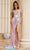 Portia and Scarlett PS24292 - Jeweled High Slit Prom Dress Special Occasion Dress