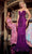 Portia and Scarlett PS24315 - Sequin Motif Prom Dress Special Occasion Dress 00 / Purple