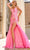 Portia and Scarlett PS24342 - Sleeveless Sequin Prom Dress Special Occasion Dress 00 / Pink-Multi