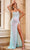 Portia and Scarlett PS24503 - Jewel Embellished Prom Dress Special Occasion Dress 00 / Turqoise
