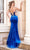 Portia and Scarlett PS24507 - Plunging V-Neck Illusion Panel Prom Gown Special Occasion Dress
