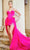 Portia and Scarlett PS24509X - Dual Straps Overskirt Prom Gown Prom Dresses 00 / Hot-Pink