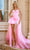 Portia and Scarlett PS24509X - Dual Straps Overskirt Prom Gown Prom Dresses 00 / Light-Pink