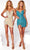 Portia and Scarlett PS24641 - Plunging Corset Homecoming Dress Special Occasion Dress 00 / Blue