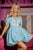 Portia and Scarlett PS24658 - Draped Bubble Homecoming Dress Cocktail Dresses