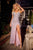 Portia and Scarlett PS24678 - Embellished Trumpet Prom Dress Prom Dresses 00 / Pink-Ab