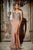 Portia and Scarlett PS24850C - Illusion Jeweled Evening Gown Evening Dresses 00 / Silver-Nude