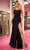 Portia and Scarlett PS24877C - Scoop Corset Evening Gown Special Occasion Dress 00 / Black