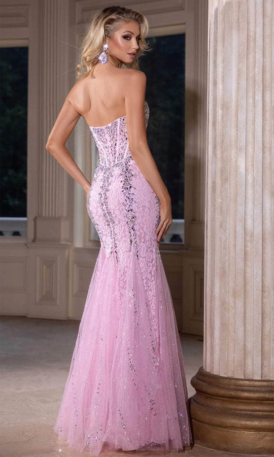 Portia and Scarlett PS25169 - Godet Detailed Prom Dress