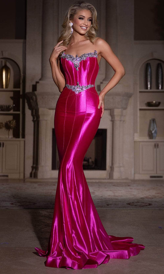 Portia and Scarlett PS25261 - Jewel Ornate Prom Dress
