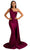 Portia and Scarlett PS6321 - Draped One Shoulder Evening Dress Evening Dresses 12 / Plum