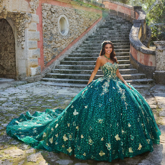 Princesa by Ariana Vara PR30121 - Strapless Embroidered Ballgown