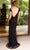 Primavera Couture 12107 - Floral Beaded V-Neck Prom Gown Prom Dresses