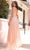 Primavera Couture 12116 - V-Neck Linear Beaded Prom Gown Prom Dresses