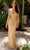 Primavera Couture 12154 - Long Sleeve Beaded Evening Dress Evening Dresses 4 / Gold