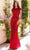 Primavera Couture 12155 - Jewel Neck Beaded Evening Dress Evening Dresses 4 / Red