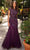 Primavera Couture 13114 - Illusion Jewel Beaded Prom Gown Prom Dresses 4 / Eggplant