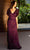 Primavera Couture 13124 - Flutter Sleeve V-Shaped Back Evening Dress Evening Dresses 8 / Slate Blue