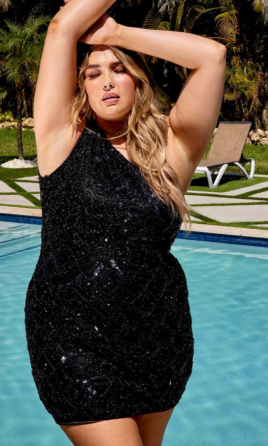 Primavera Couture 14023 - One Shoulder Homecoming Dress