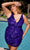 Primavera Couture 14024 - Sleeveless Embellished Cocktail Dress Cocktail Dresses 14W / Purple