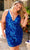 Primavera Couture 14032 - Cut Glass Homecoming Dress Cocktail Dresses 14W / Royal Blue