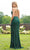 Primavera Couture 3291 - Sequined Crisscross Back Prom Gown Prom Dresses 10 / Navy